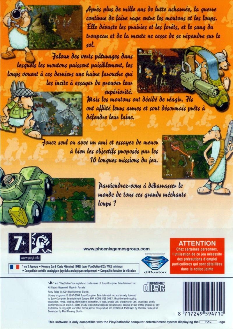 Capa do jogo Furry Tales