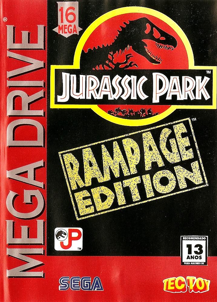 Capa do jogo Jurassic Park: Rampage Edition