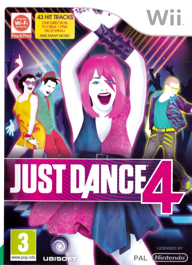 Capa do jogo Just Dance 4