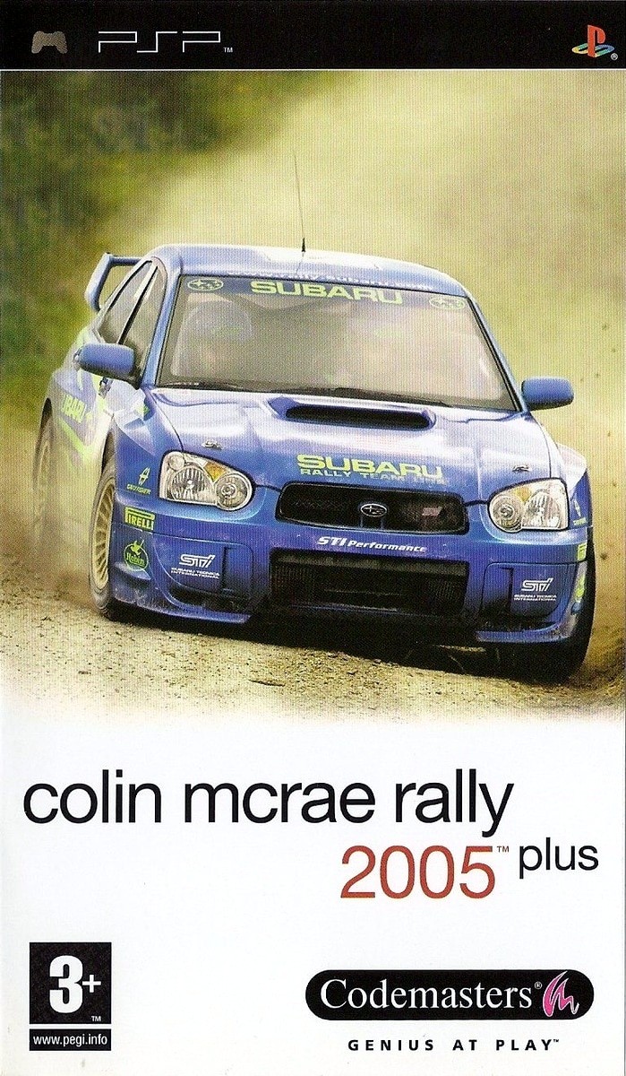 Capa do jogo Colin McRae Rally 2005 Plus