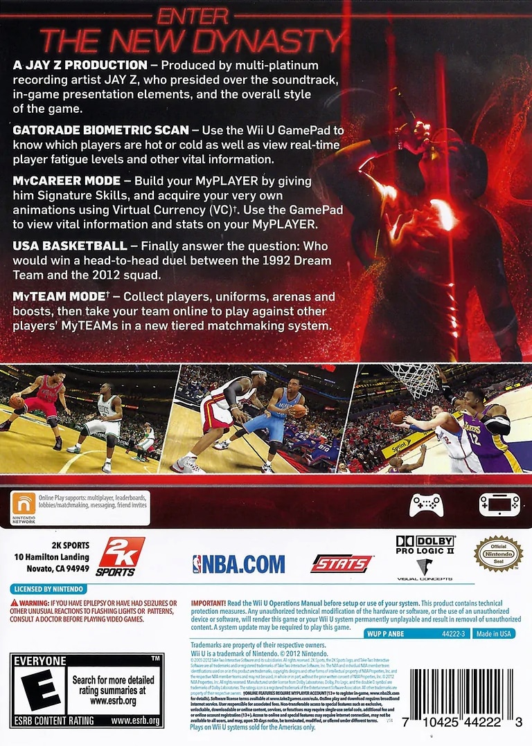 Capa do jogo NBA 2K13