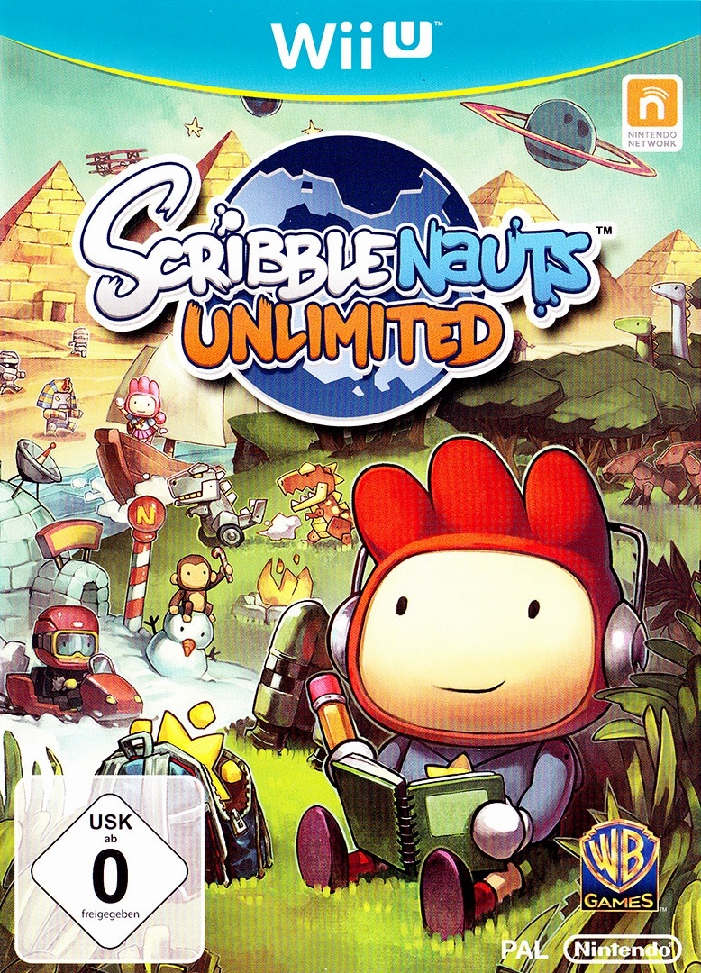 Capa do jogo Scribblenauts Unlimited