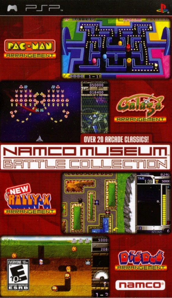 Capa do jogo Namco Museum Battle Collection