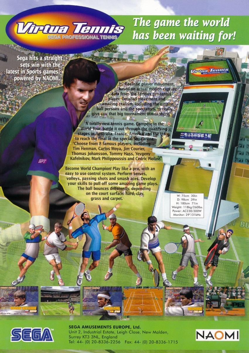 Capa do jogo Virtua Tennis