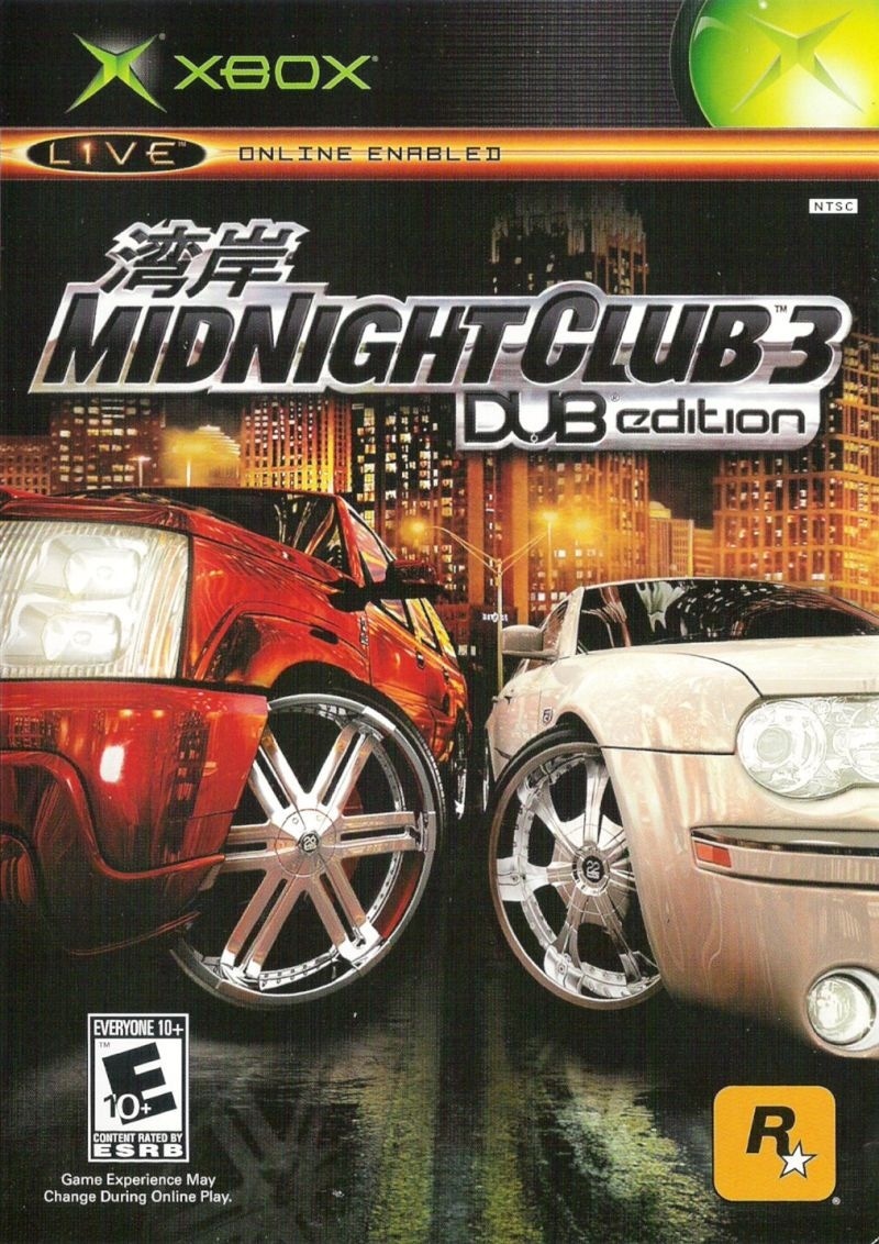 Capa do jogo Midnight Club 3: DUB Edition