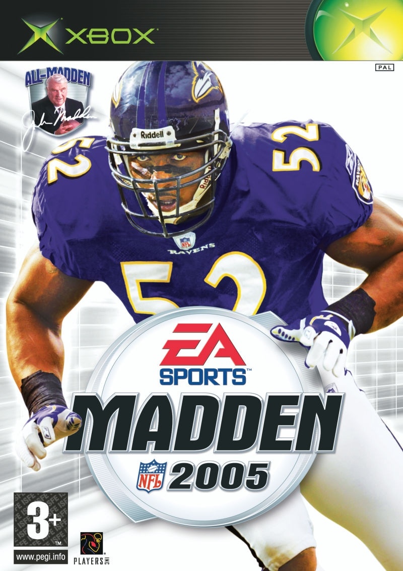 Capa do jogo Madden NFL 2005
