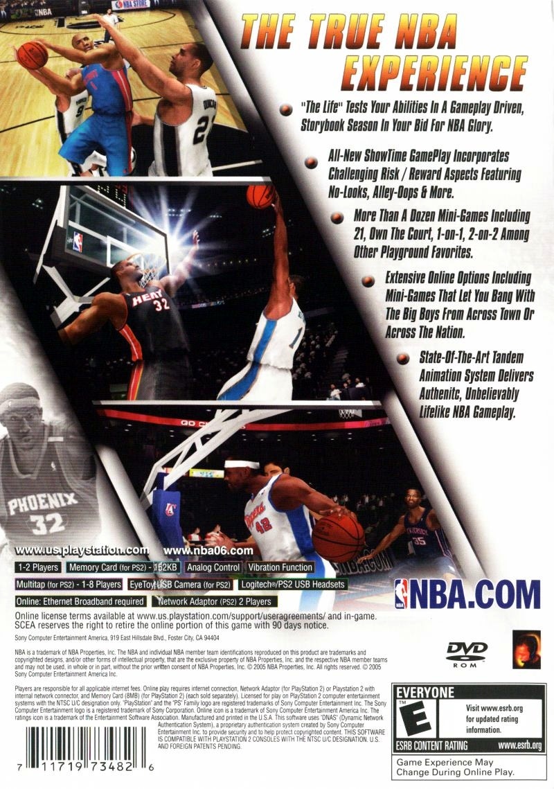 Capa do jogo NBA 06