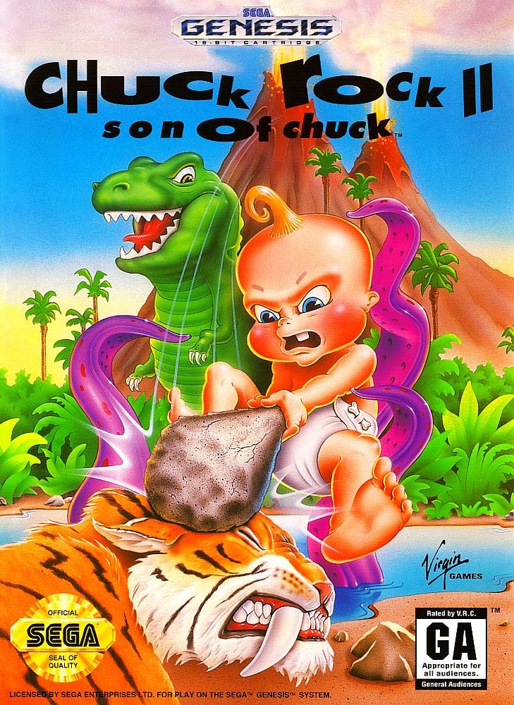 Capa do jogo Chuck Rock II: Son of Chuck