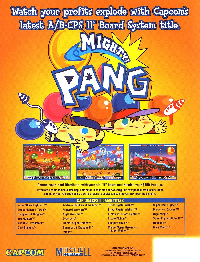Capa do jogo Mighty! Pang