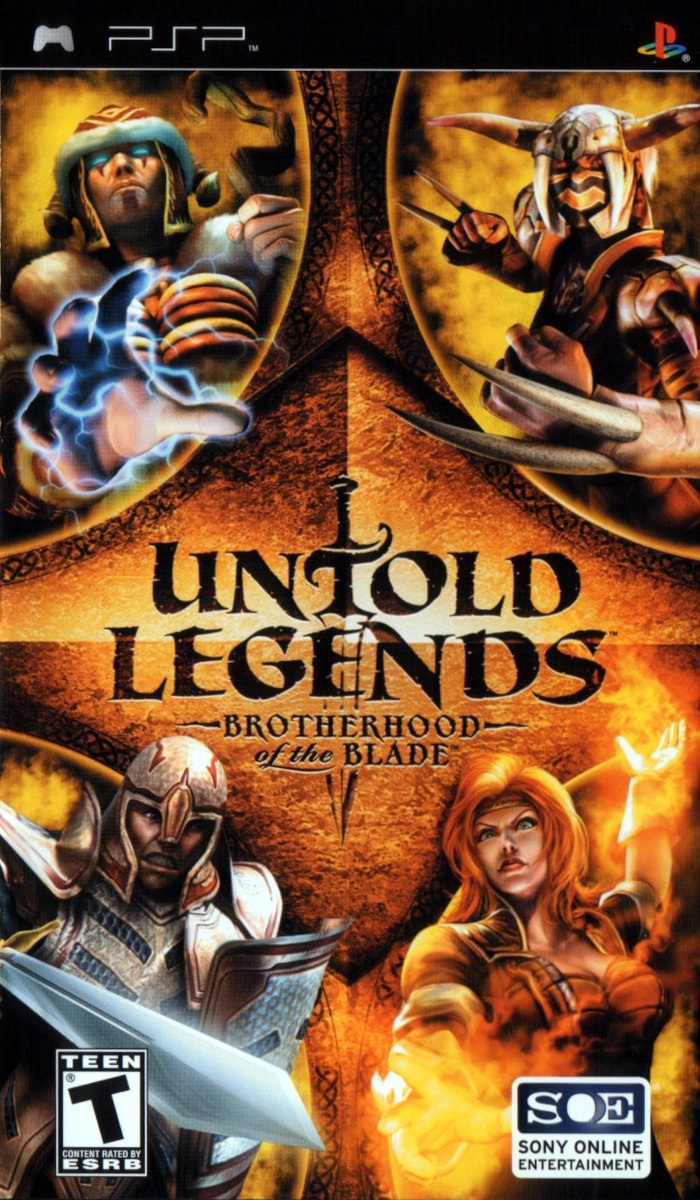 Capa do jogo Untold Legends: Brotherhood of the Blade