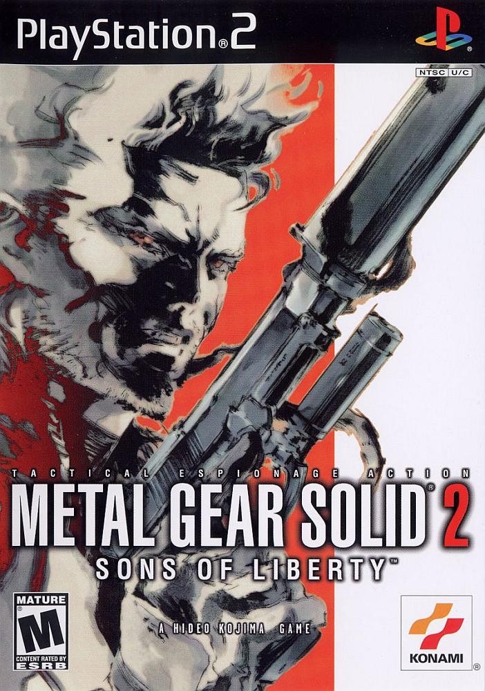 Capa do jogo Metal Gear Solid 2: Sons of Liberty