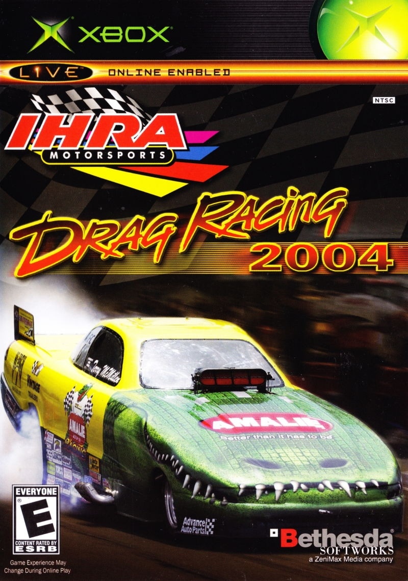 Capa do jogo IHRA Drag Racing 2004