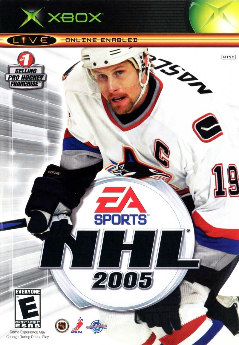 Capa do jogo NHL 2005