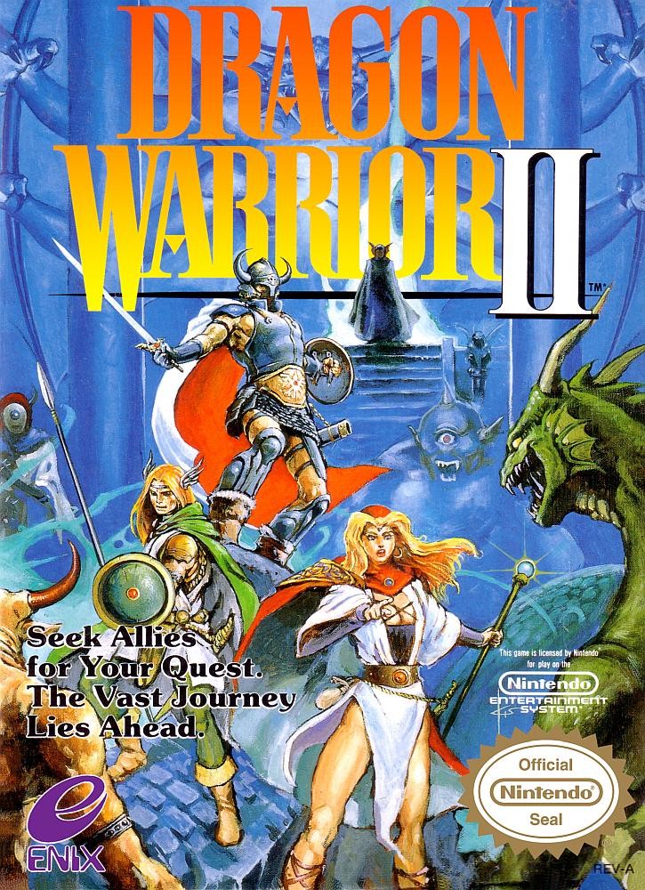 Capa do jogo Dragon Quest II