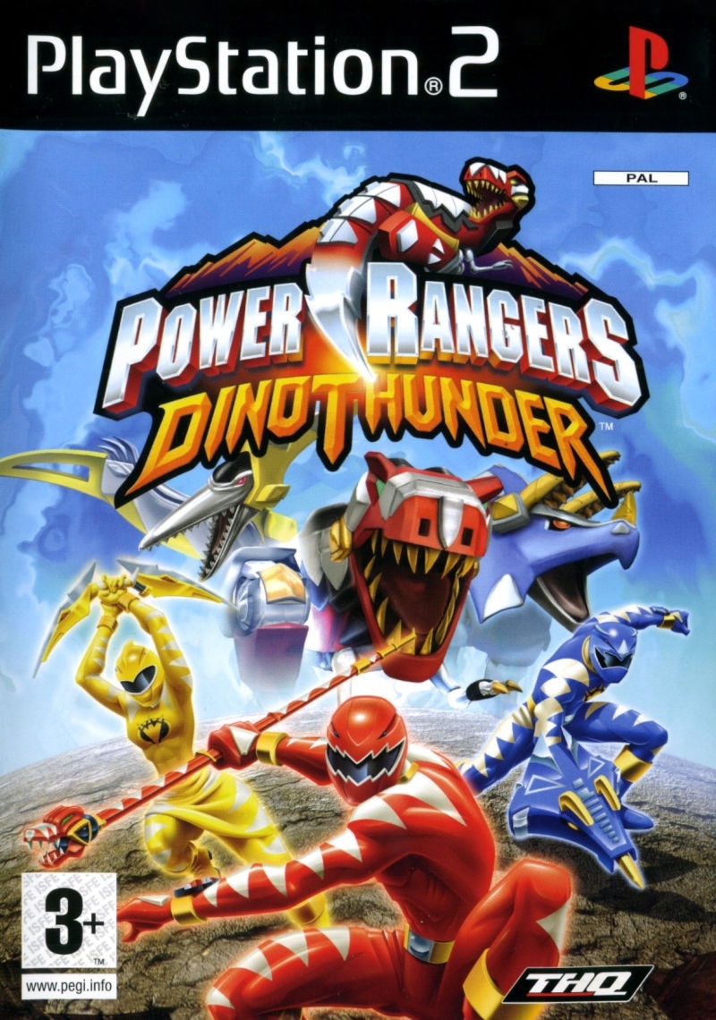 Capa do jogo Power Rangers: Dino Thunder