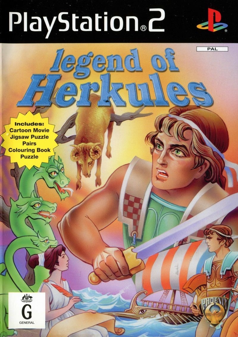 Capa do jogo legend of Herkules