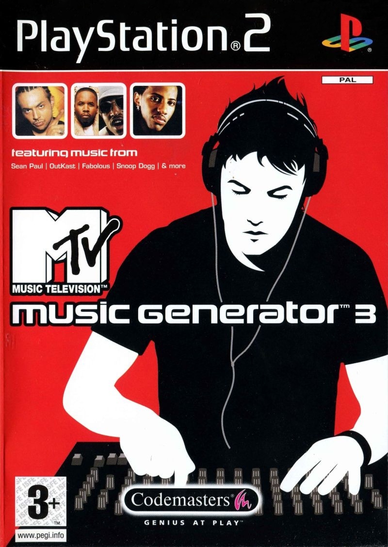 Capa do jogo MTV Music Generator 3