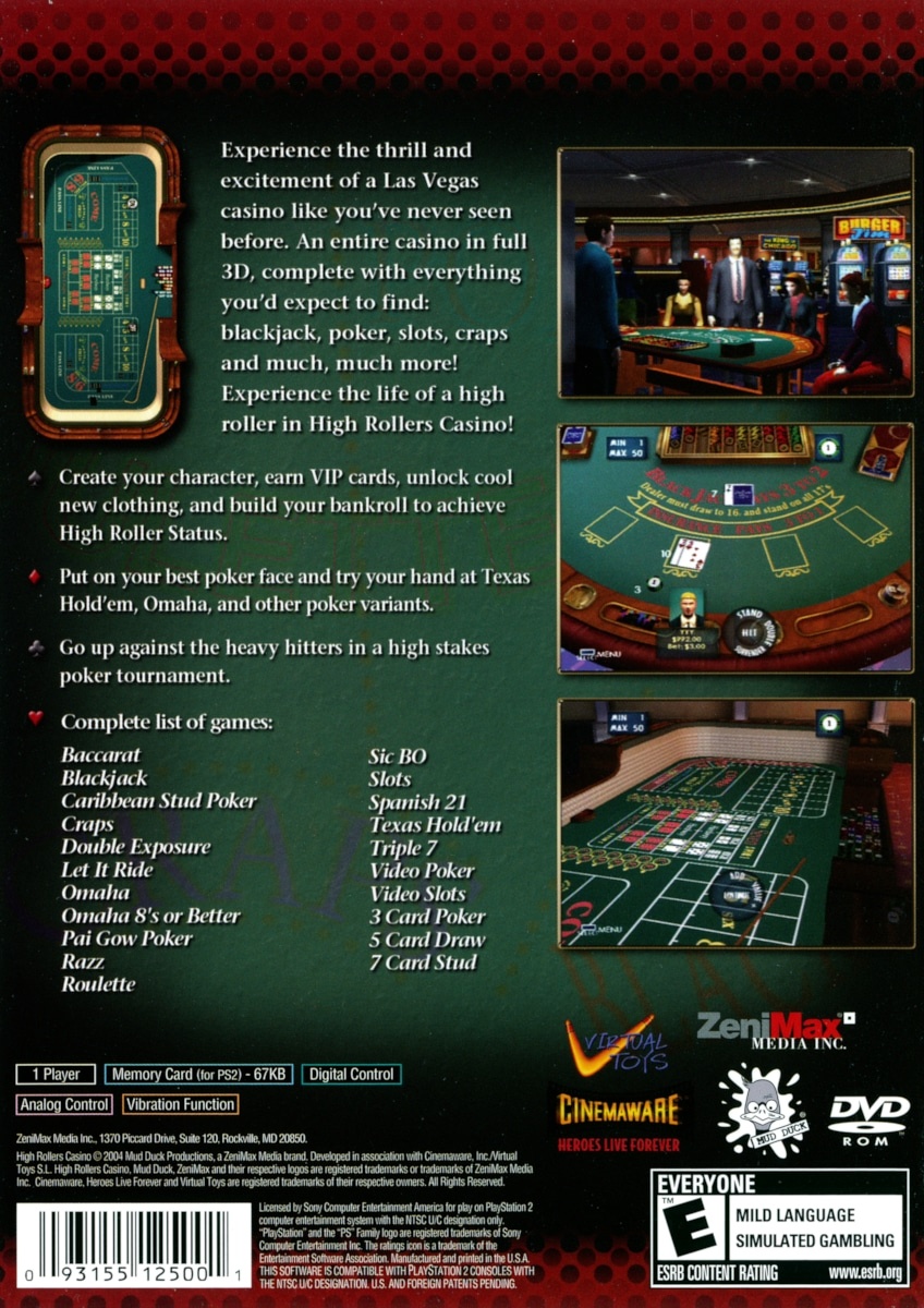 Capa do jogo High Rollers Casino