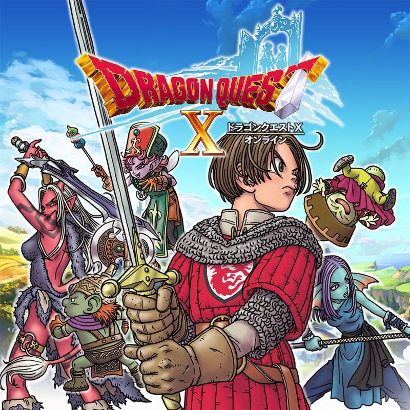 Capa do jogo Dragon Quest X