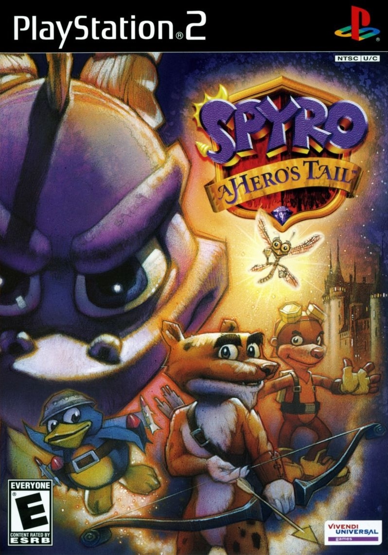 Capa do jogo Spyro: A Heros Tail