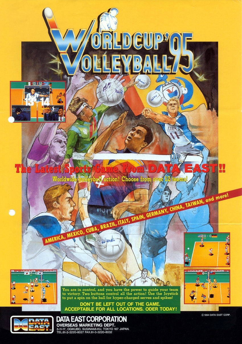 Capa do jogo Worldcup Volleyball 95