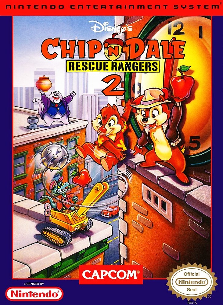 Capa do jogo Chip N Dale Rescue Rangers 2