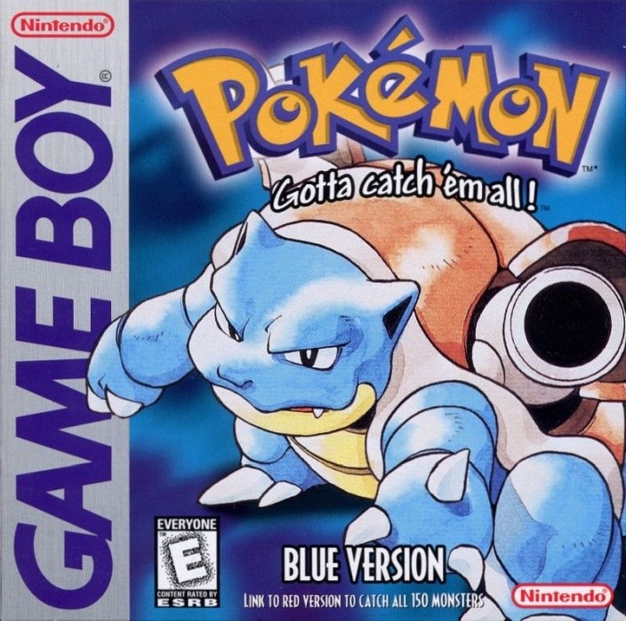 Capa do jogo Pokémon Blue