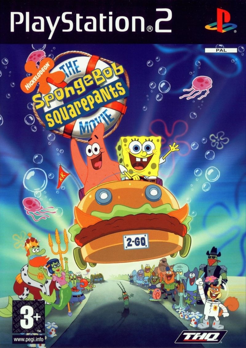 Capa do jogo SpongeBob SquarePants: The Movie