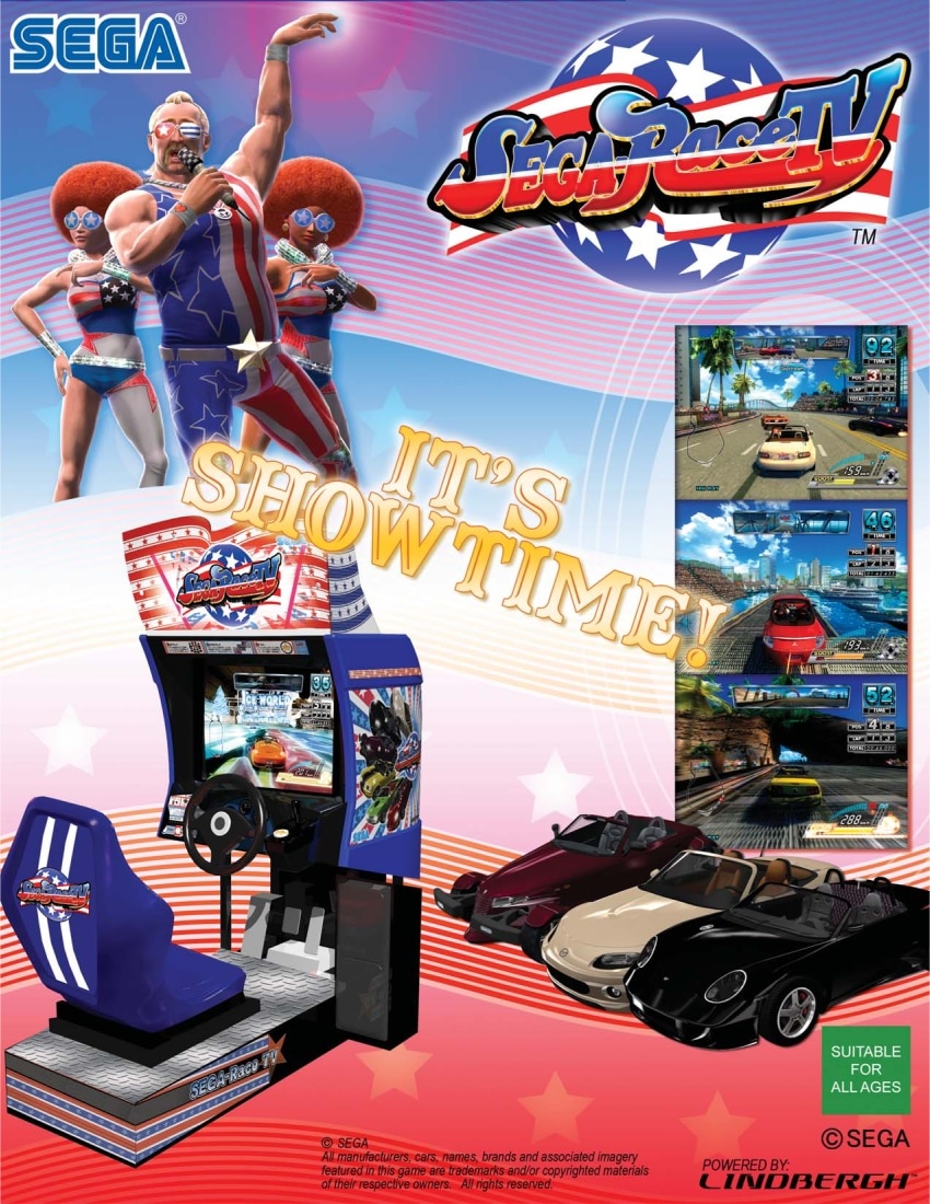 Capa do jogo Sega Race TV