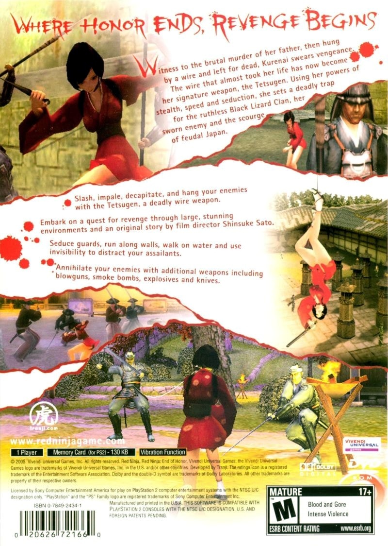 Capa do jogo Red Ninja: End of Honor