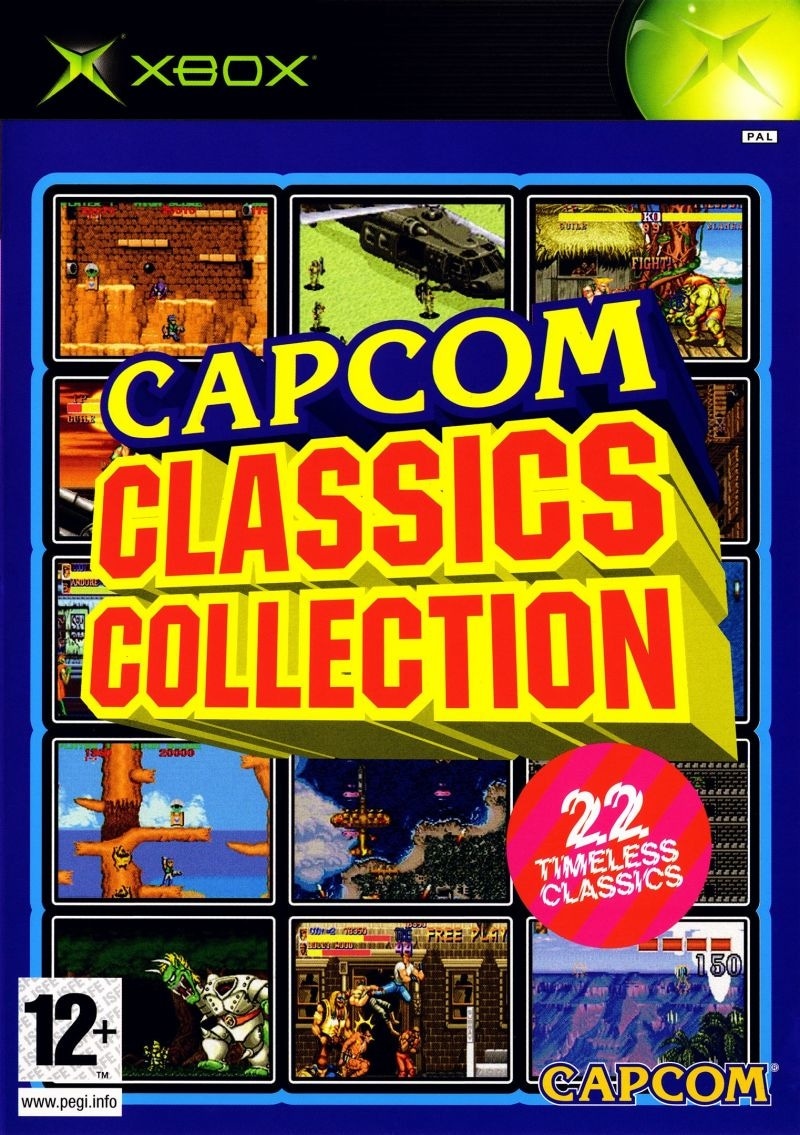 Capa do jogo Capcom Classics Collection