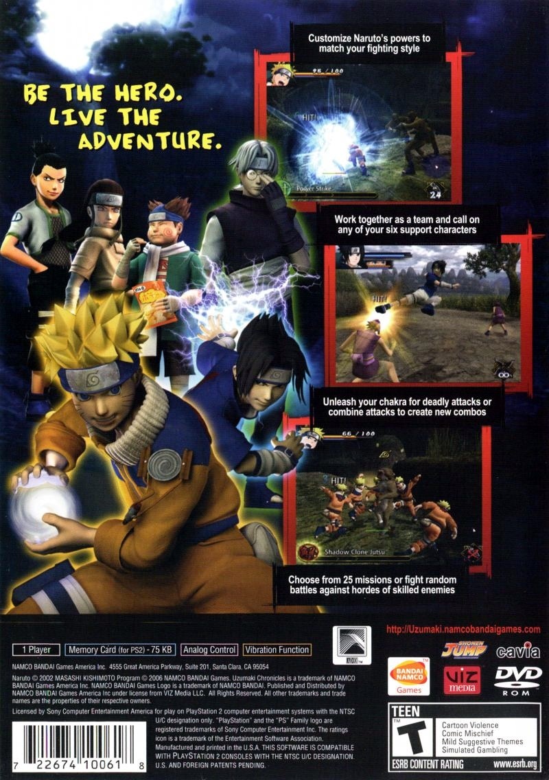 Capa do jogo Naruto: Uzumaki Chronicles