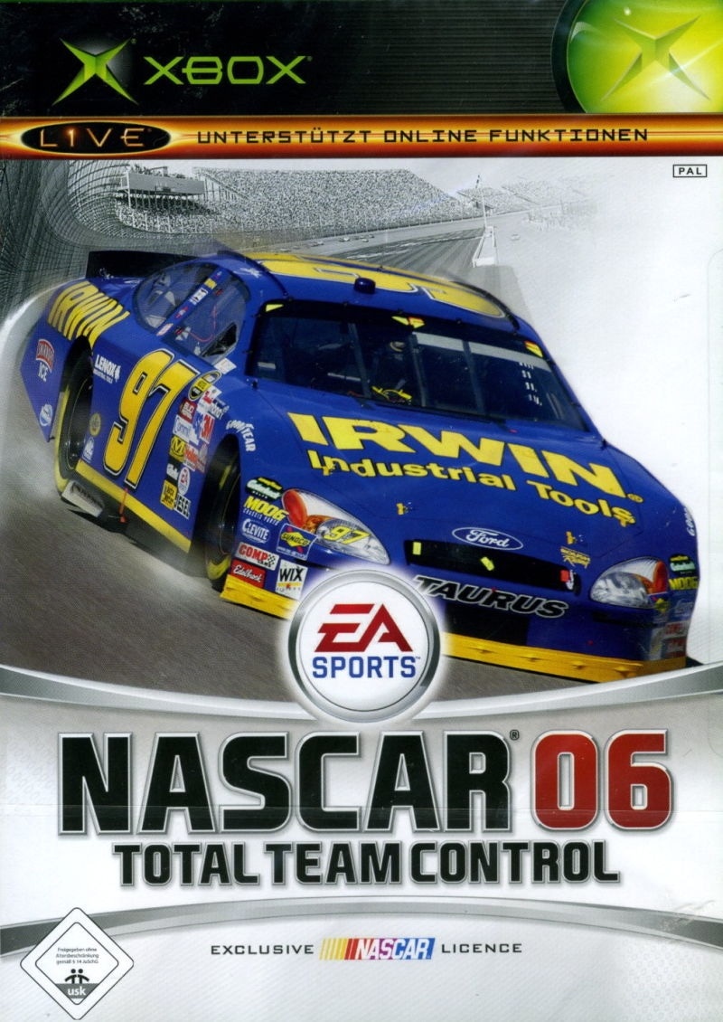 Capa do jogo NASCAR 06: Total Team Control