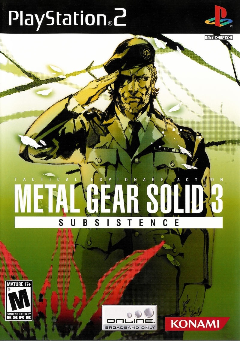 Capa do jogo Metal Gear Solid 3: Subsistence