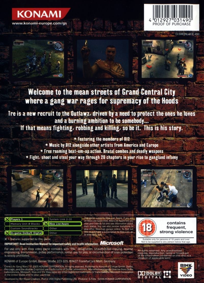 Capa do jogo Crime Life: Gang Wars