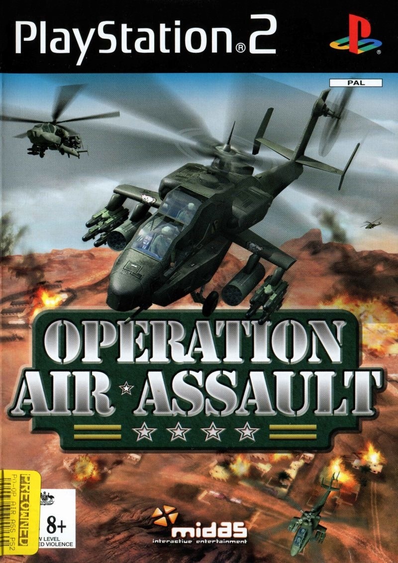 Capa do jogo AH-64 Apache Air Assault