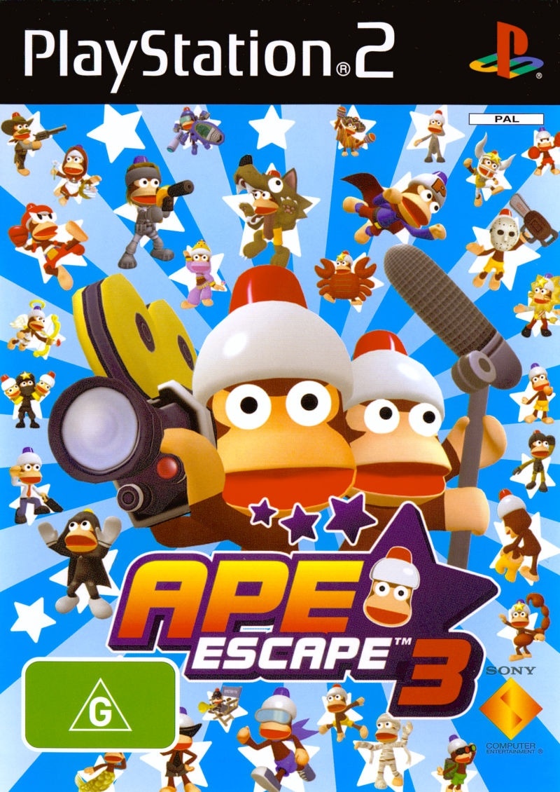 Capa do jogo Ape Escape 3