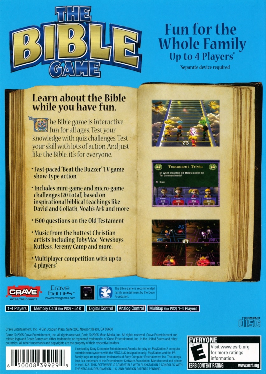 Capa do jogo The Bible Game