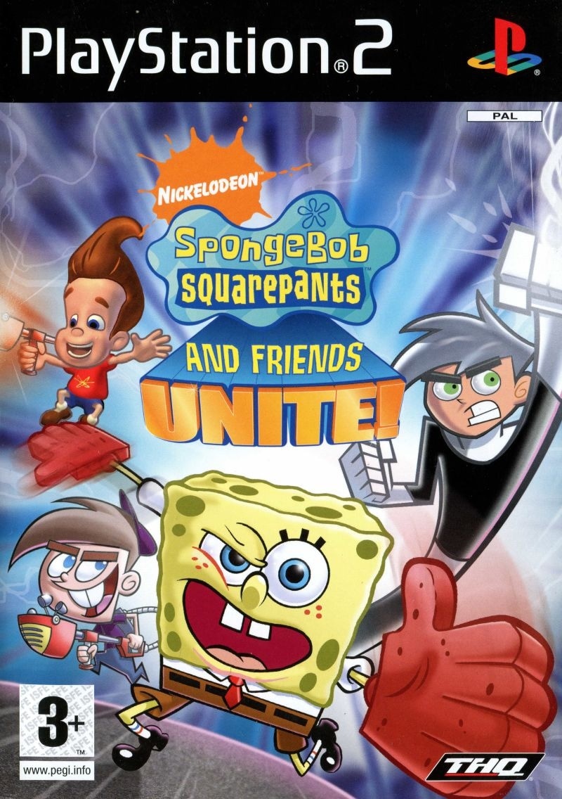 Capa do jogo SpongeBob SquarePants and Friends: Unite!