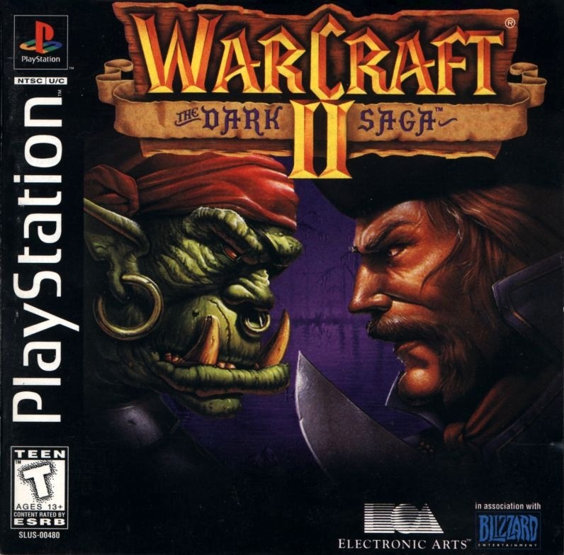Capa do jogo WarCraft II: The Dark Saga