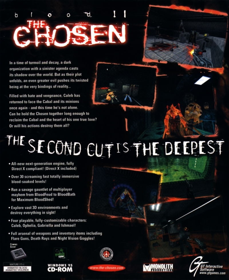 Capa do jogo Blood II: The Chosen