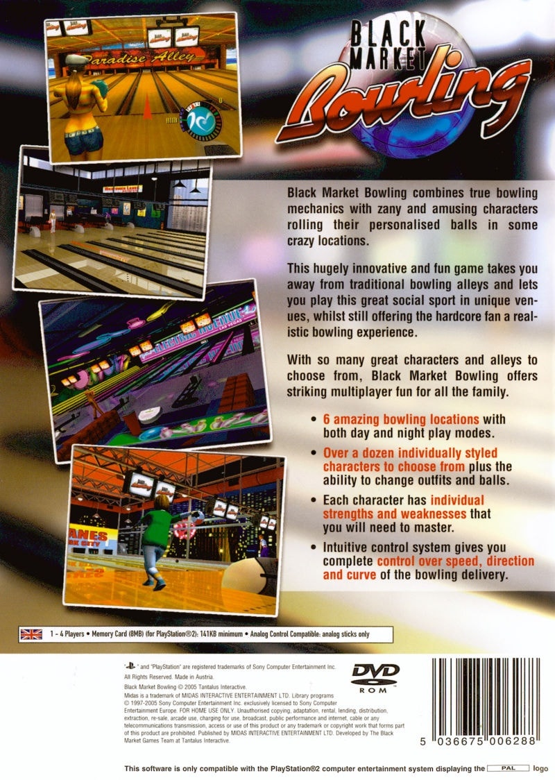 Capa do jogo Black Market Bowling