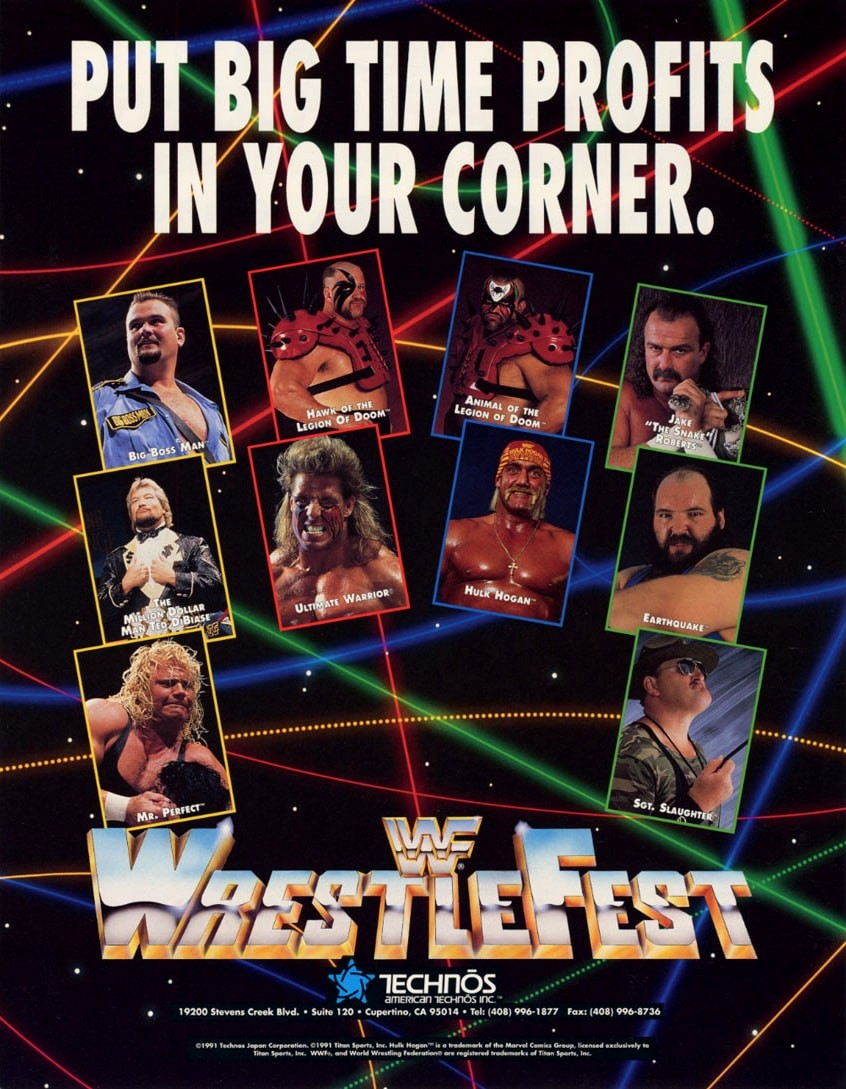 Capa do jogo WWF WrestleFest