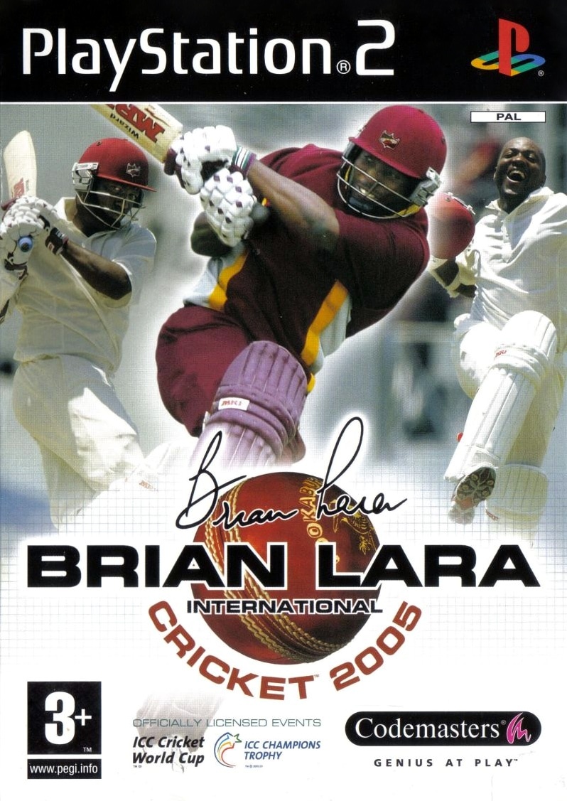 Capa do jogo Brian Lara International Cricket 2005
