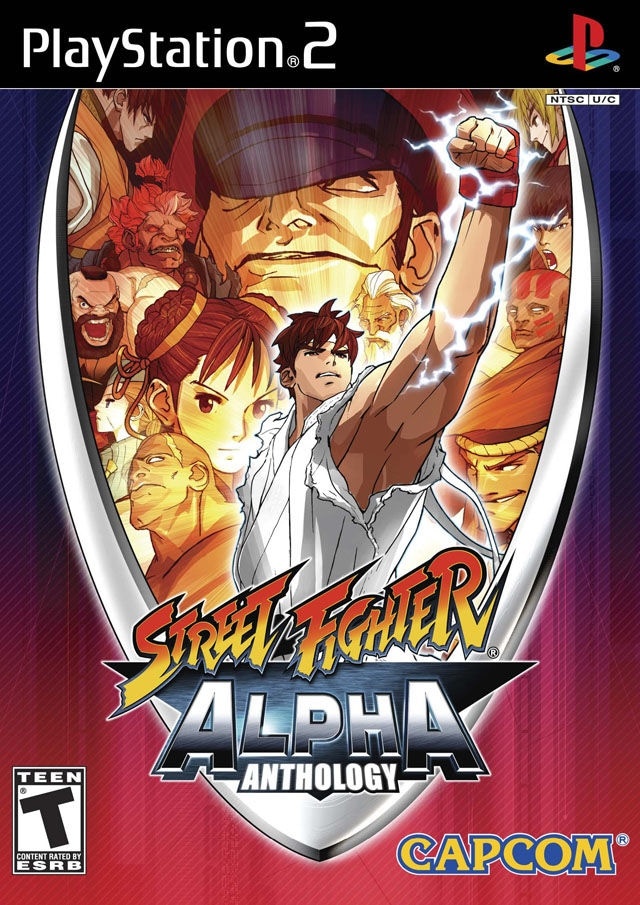 Capa do jogo Street Fighter: Alpha - Anthology