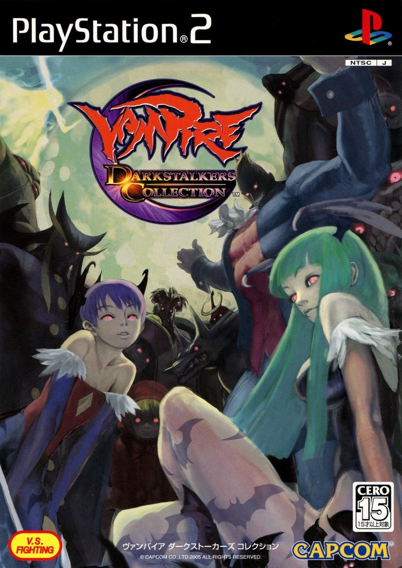 Capa do jogo Vampire: Darkstalkers Collection