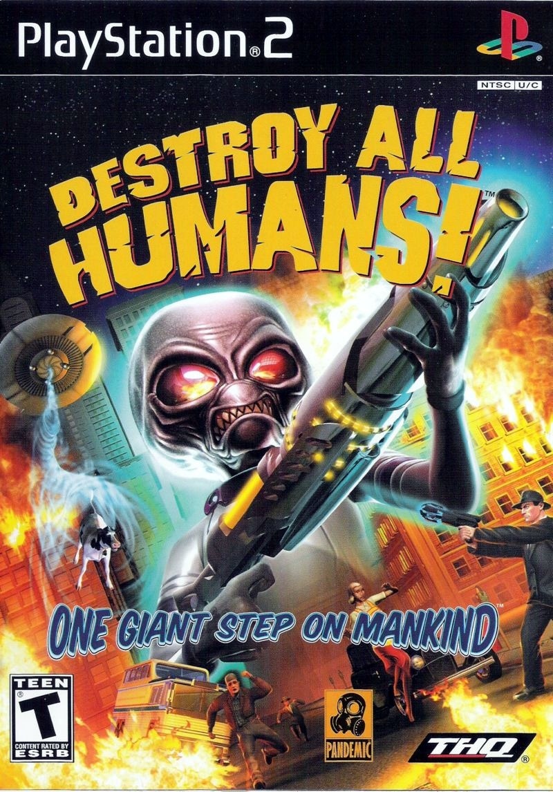 Capa do jogo Destroy All Humans!