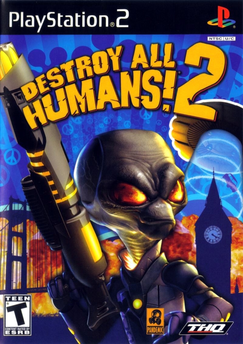 Capa do jogo Destroy All Humans! 2