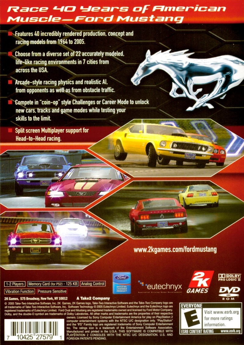 Capa do jogo Ford Mustang: The Legend Lives