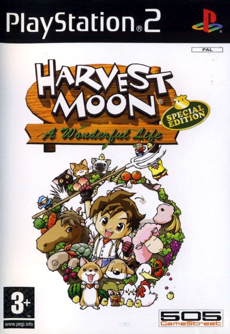 Capa do jogo Harvest Moon: A Wonderful Life